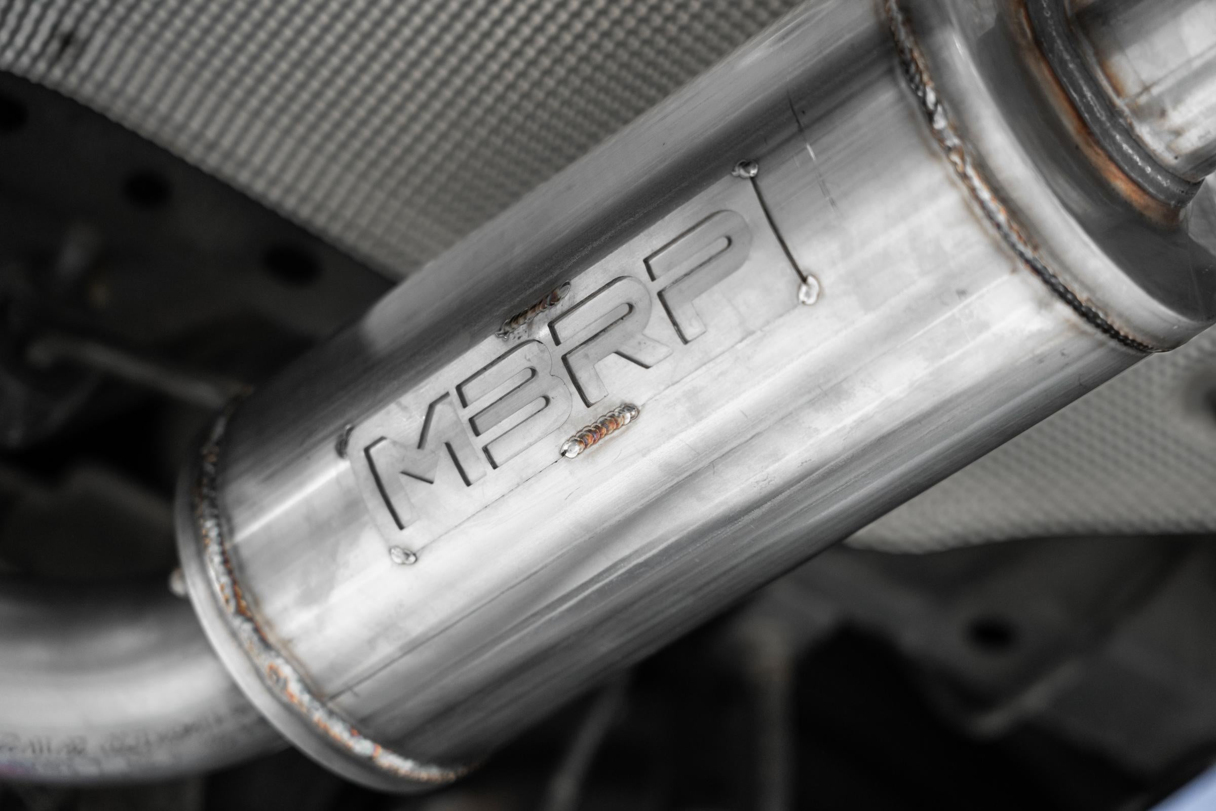 MBRP Exhaust 2019-2023 Mazda 3 Hatchback FWD/AWD 2.5/2.5T Armor Pro T304 Stainless Steel 2.5 Inch Axle-Back Dual Split Rear Street Profile MBRP S4450304