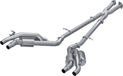 MBRP Exhaust 2022-2023 Kia Stinger 3.3L AWD/RWD 2.5 Inch Cat-Back Dual Split Rear Quad Outlet T304 Stainless Steel Active Exhaust MBRP S4708304