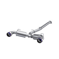 MBRP Exhaust 13-23 Subaru BRZ 17-23 Toyota GR86 and 13-16 Scion FR-S T304 3 Inch Cat-Back Dual Split Rear Side Exit with Burnt End Tips MBRP S48043BE