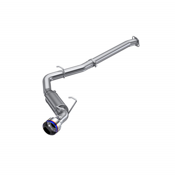 MBRP Exhaust T304 Stainless Steel 3 Inch Cat-Back Single Rear Exit with Brunt End Tips for 13-Up Subaru BRZ, 17-Up Toyota GR86 and 13-16 Scion FR-S MBRP S48063BE
