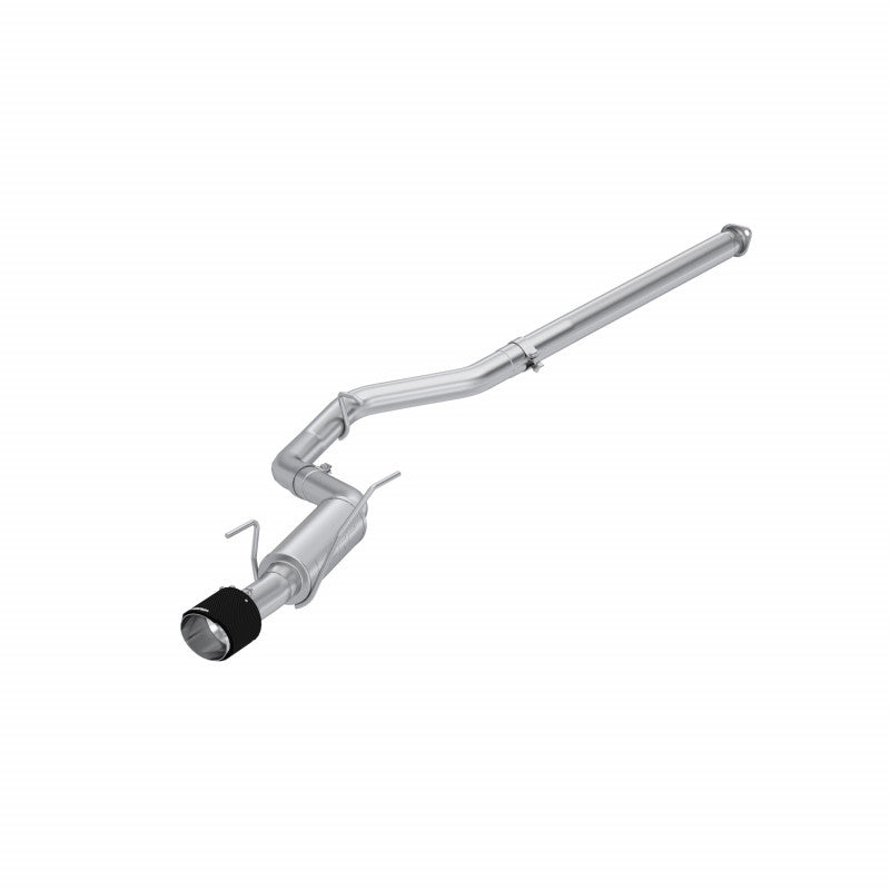 MBRP Exhaust 22-Up Subaru WRX 2.4L T304 Stainless Steel 3 Inch Cat-Back Single Rear Exit Carbon Fiber Tip MBRP S48093CF