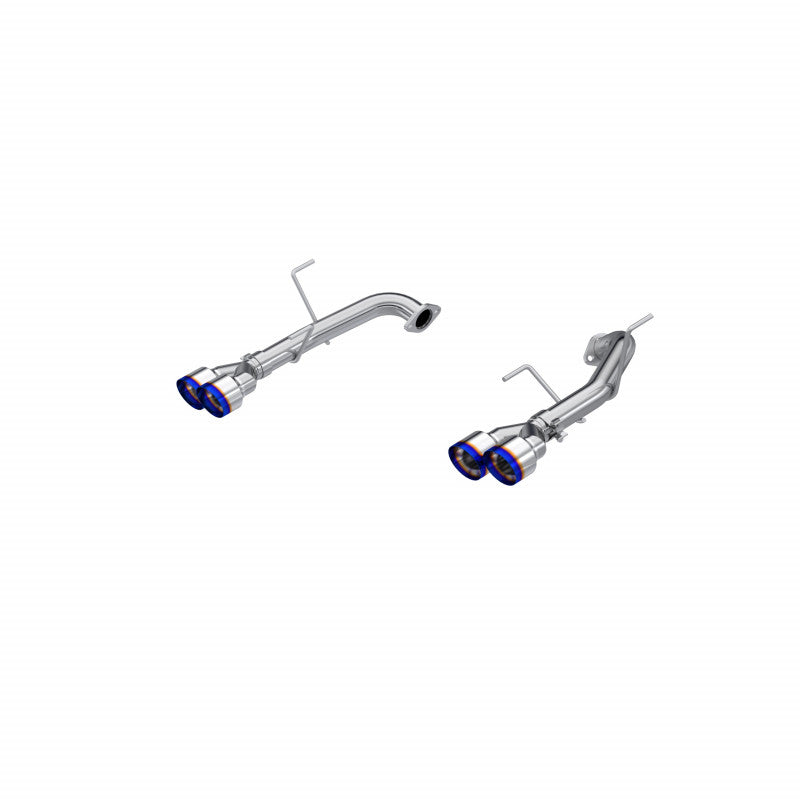MBRP Exhaust 22-Up Subaru WRX 2.4L T304 Stainless Steel 2.5 Inch Axle-back Dual Split Rear Quad BE Tips MBRP S48103BE