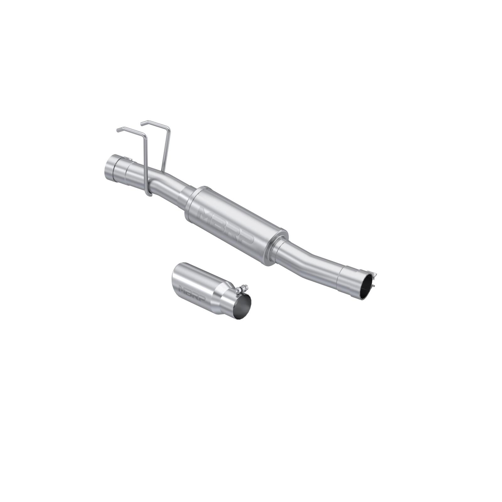 MBRP Exhaust Dodge and Ram 1500/ 1500 Classic 3.6L/3.7L/4.7L/5.7L T409SS 3 Inch Muffler Replacement with 4 Inch OD Tip MBRP S5101409