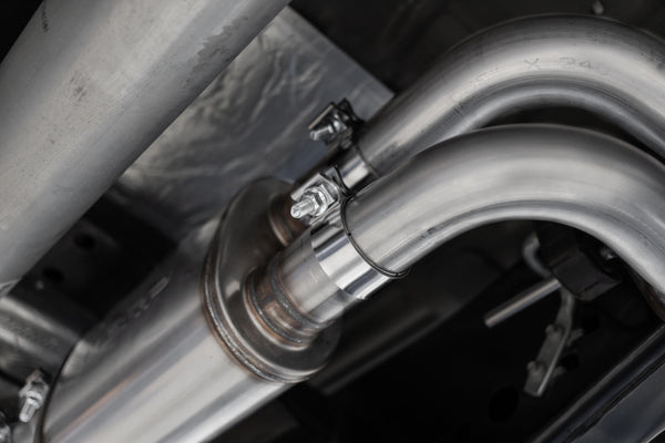 MBRP Exhaust 3 inch Cat-Back 2.5 inch Dual Pre-Axle (Street Profile) 21-UP F-150 Black Coated MBRP S5219BLK