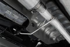 MBRP Exhaust T304 Stainless Steel 3 Inch Resonator Back Single Side Exit 2021-Up Ford F-150 PowerBoost Hybrid 3.5L MBRP S5221304