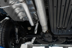 MBRP Exhaust Aluminized Steel 3 Inch Resonator Back Single Side Exit 2021-2023 Ford F-150 PowerBoost Hybrid 3.5L MBRP S5221AL