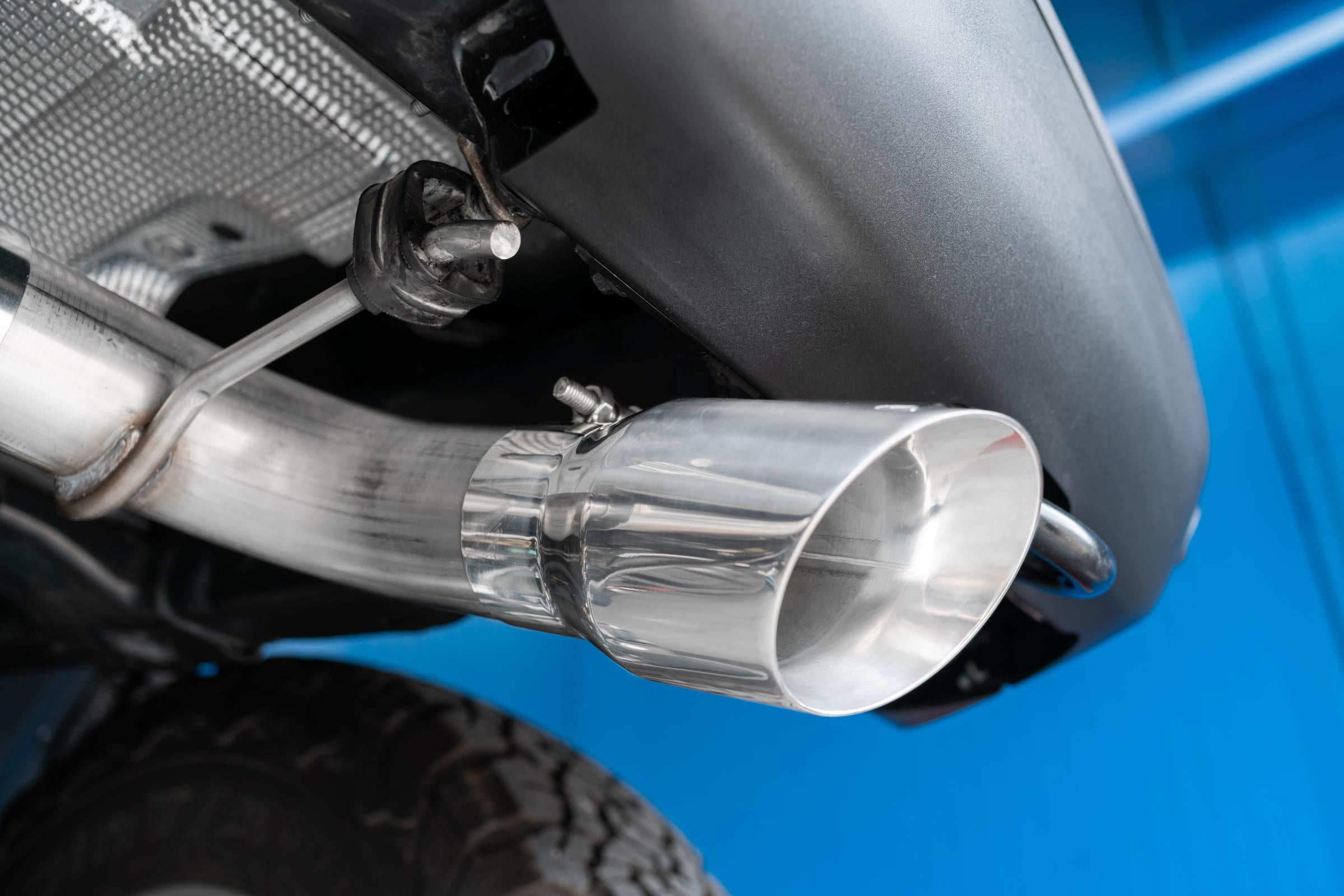 MBRP Exhaust 3 inch Cat-Back Single Rear Exit 2021-Up Ford Bronco Black Coated MBRP S5235BLK