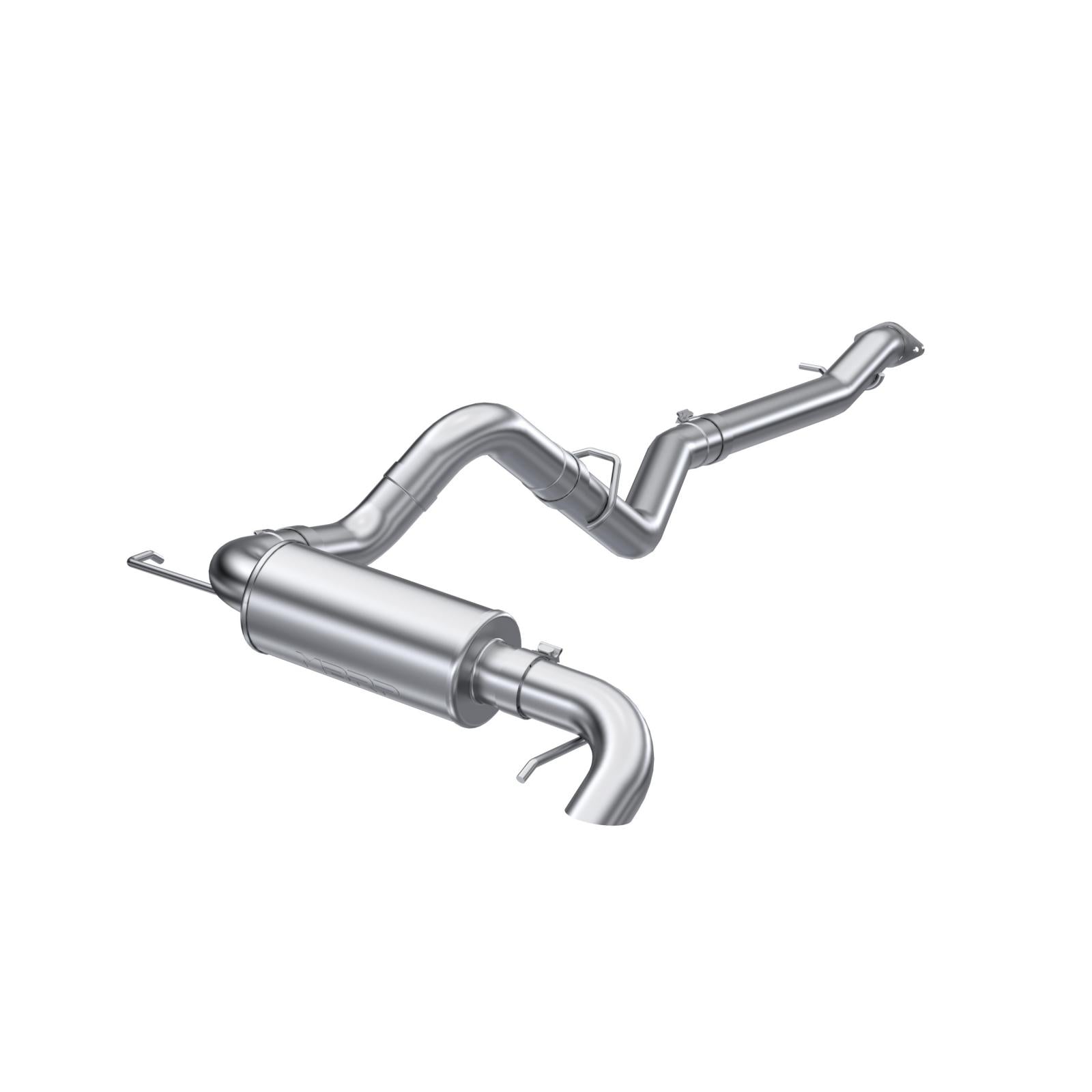 MBRP Exhaust 3 inch Cat-Back Single High Clearance Rear Exit 2021-Up Ford Bronco Aluminized Steel MBRP S5237AL