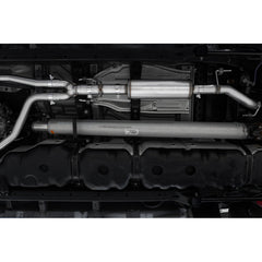MBRP Exhaust 2022-Up Toyota Tundra 3.5L T304 Stainless Steel 2.5 Inch Dual Cat-Back Single Side Exit MBRP  S5301304