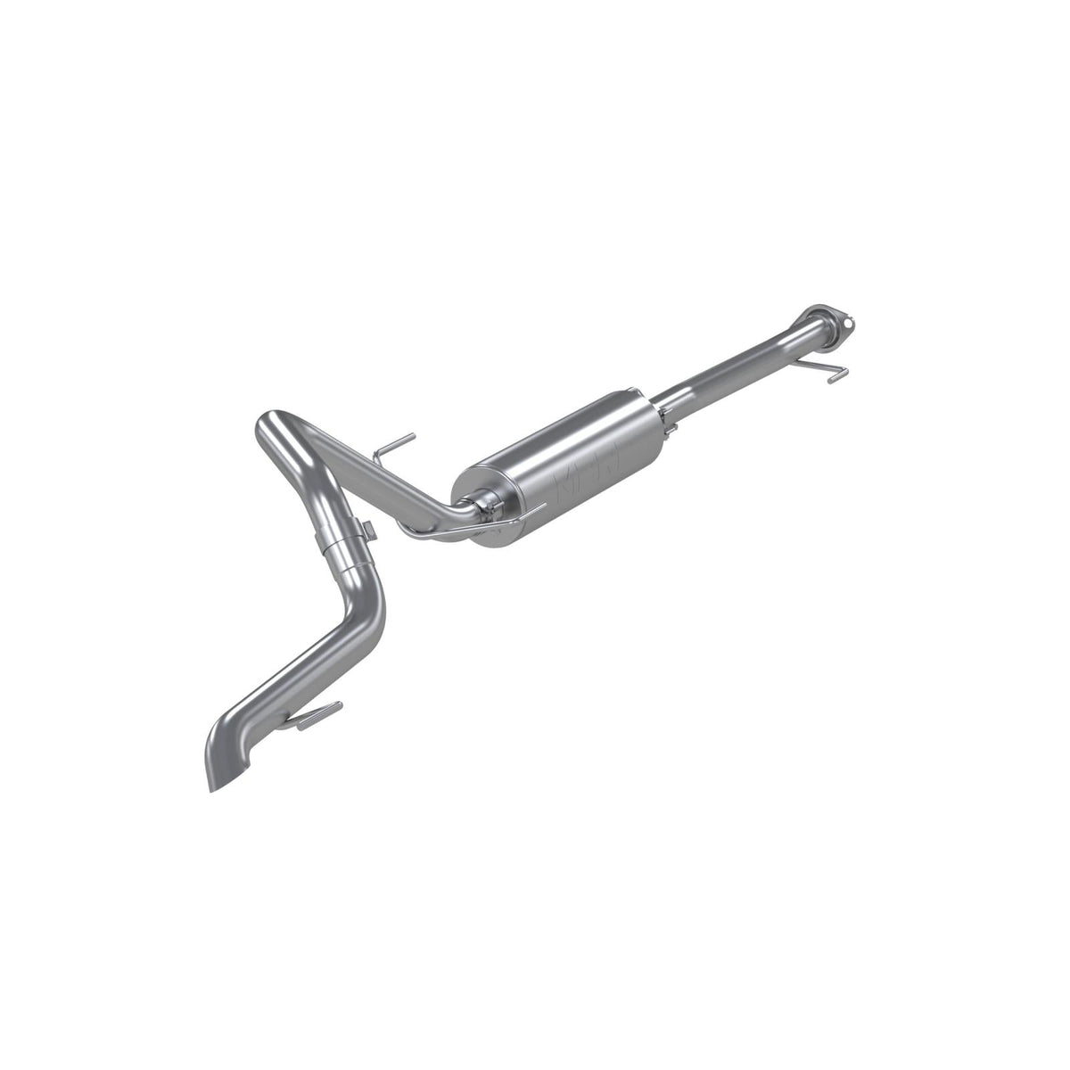 MBRP Exhaust 04-23 Toyota 4Runner 11-16 Toyota Land Cruiser Prado Armor Pro T304 Stainless Steel 2.5 Inch Cat-Back High Clearance Turn Down Single Rear Exit MBRP Exhaust System S5343304