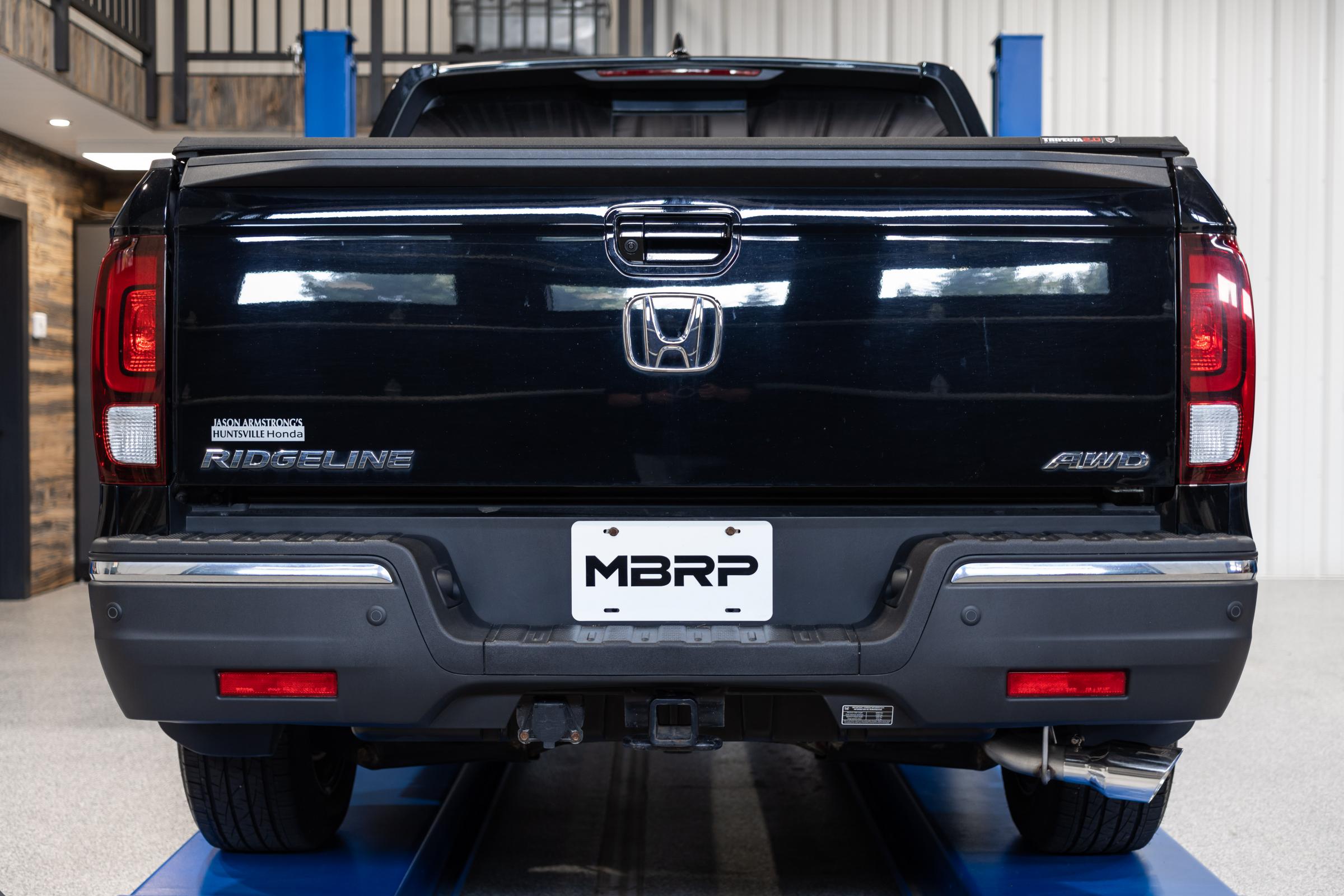 MBRP Exhaust 2.5 inch Cat-Back Single Side 17-20 Honda Ridgeline T304 Stainless Steel MBRP S5900304