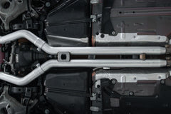 MBRP Exhaust 18-Up Ford Mustang GT 5.0L T304 Stainless Steel 3 Inch Cat-Back Dual Rear with Quad Carbon Fiber Tips Race Version MBRP S72073CF