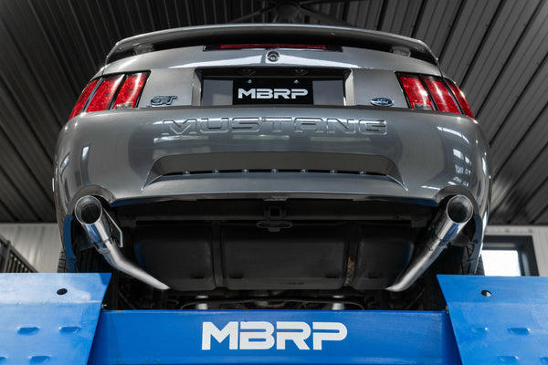 MBRP Exhaust 1999-2004 Ford Mustang GT/ Mach 1 4.6L Aluminized Steel 2.5 Inch Cat-Back Dual Rear Exit MBRP S7221AL