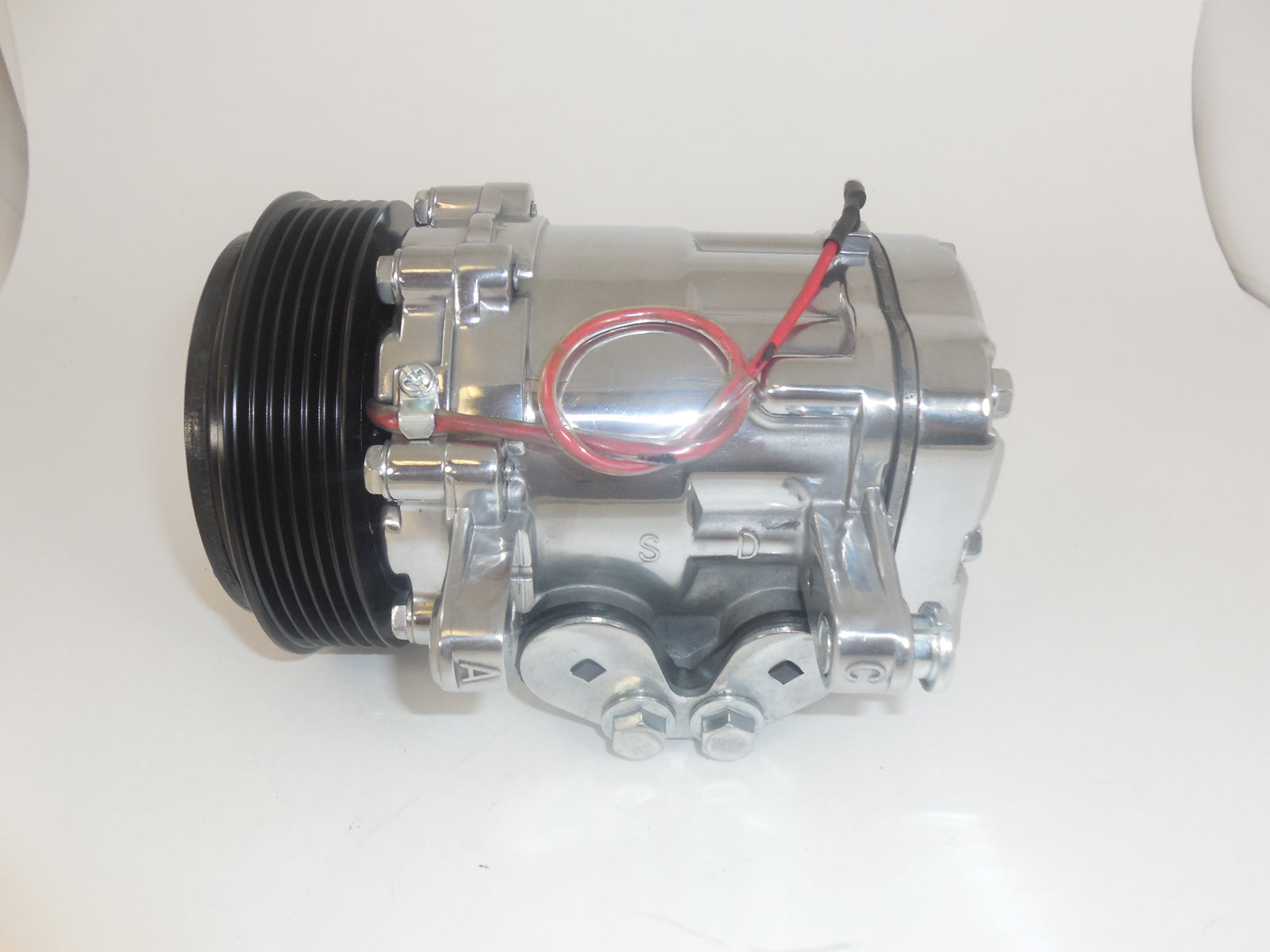 Racing Power Company R8755POL Sanden #7176 12V Compressor Serpentine Pulley