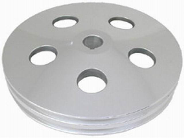 Racing Power Company R8847C Chrome gm power steering pulley ea