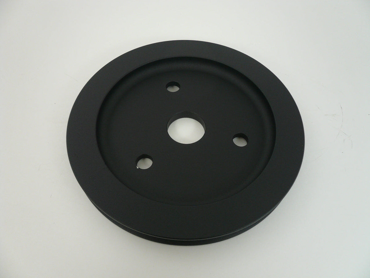 Racing Power Company R9480BK Pulley crank 1-goove sb chevy swp