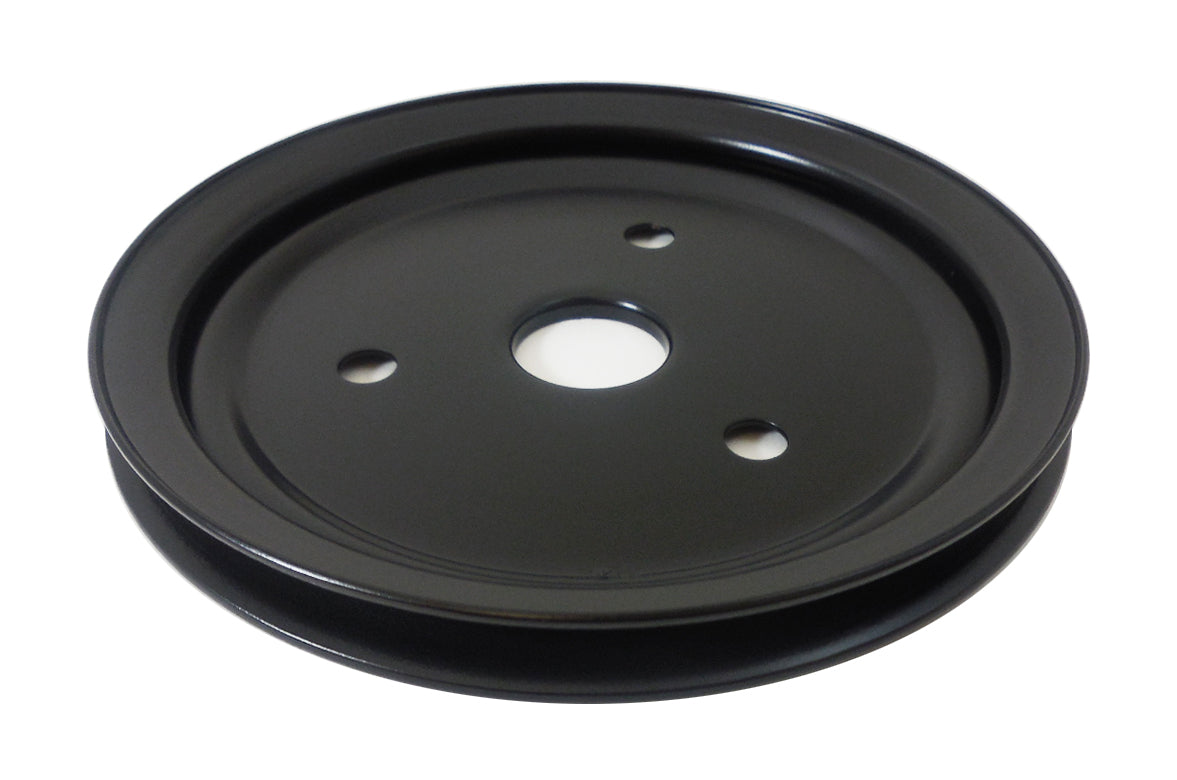 Racing Power Company R9602BK Pulley crank 1-groove sb chevy swp - black