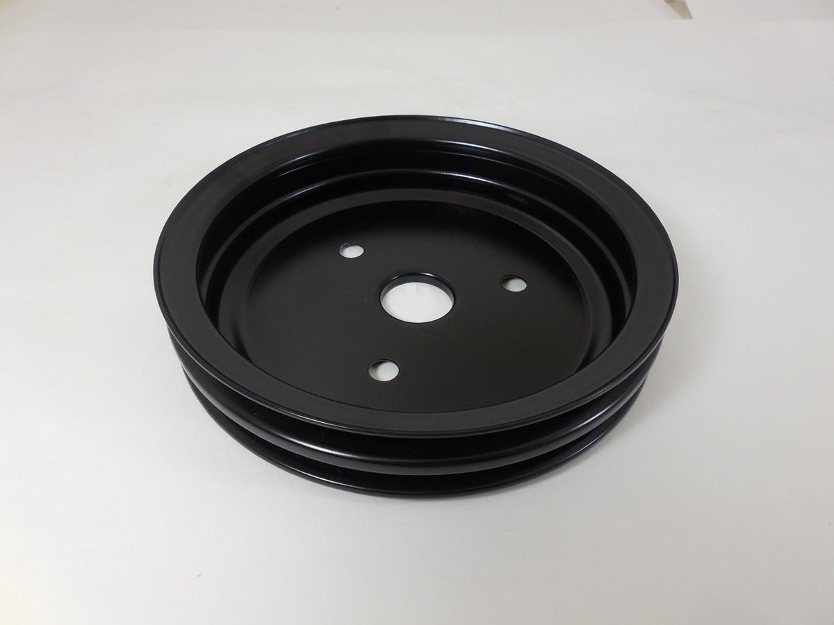 Racing Power Company R9603BK Pulley crank 2-groove sb chevy swp