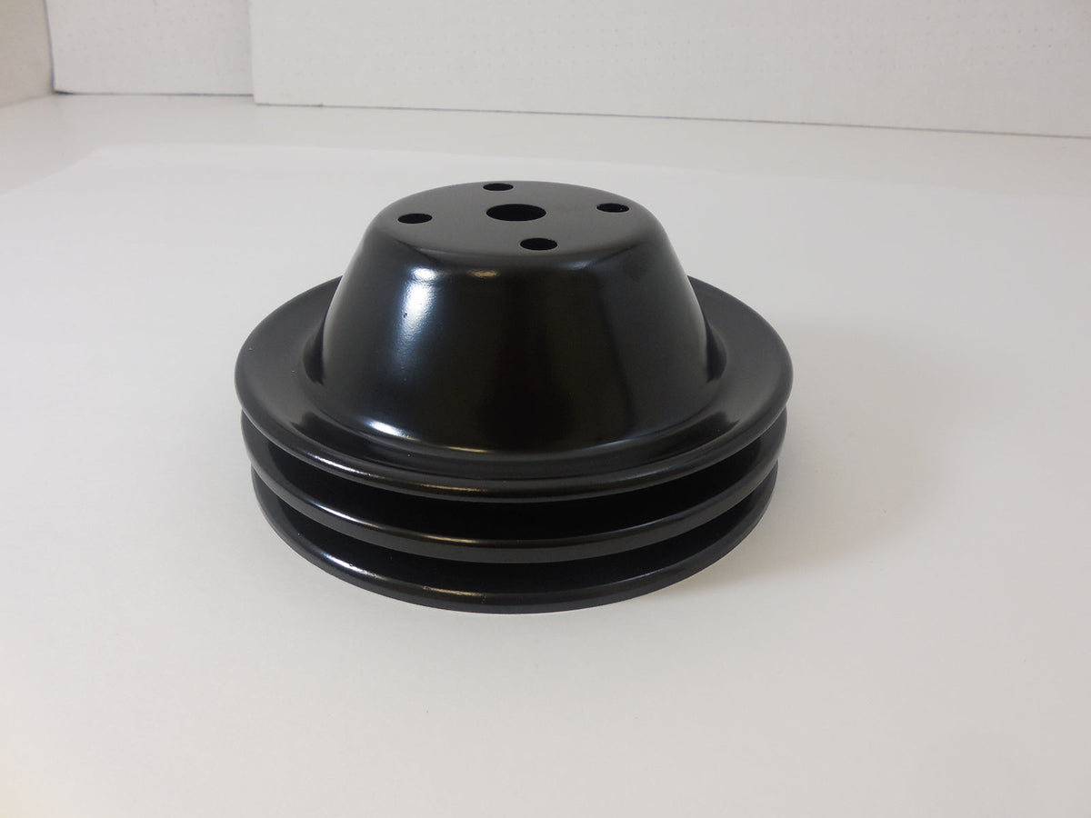Racing Power Company R9605BK Sb chevy double groove pulley