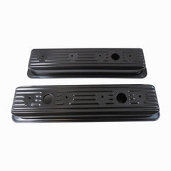 Racing Power Company R9702BK Valve covers late sb chevy - black