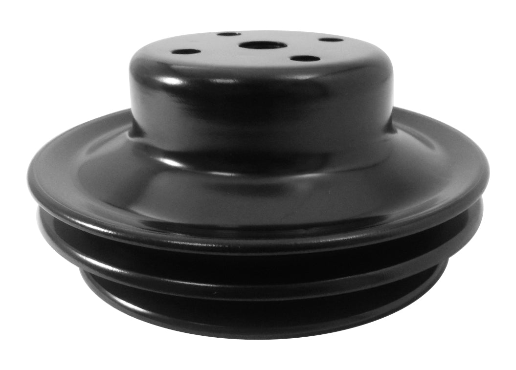 Racing Power Company R9723BK Pulley water pump 2-groove bb chevy lwp - black