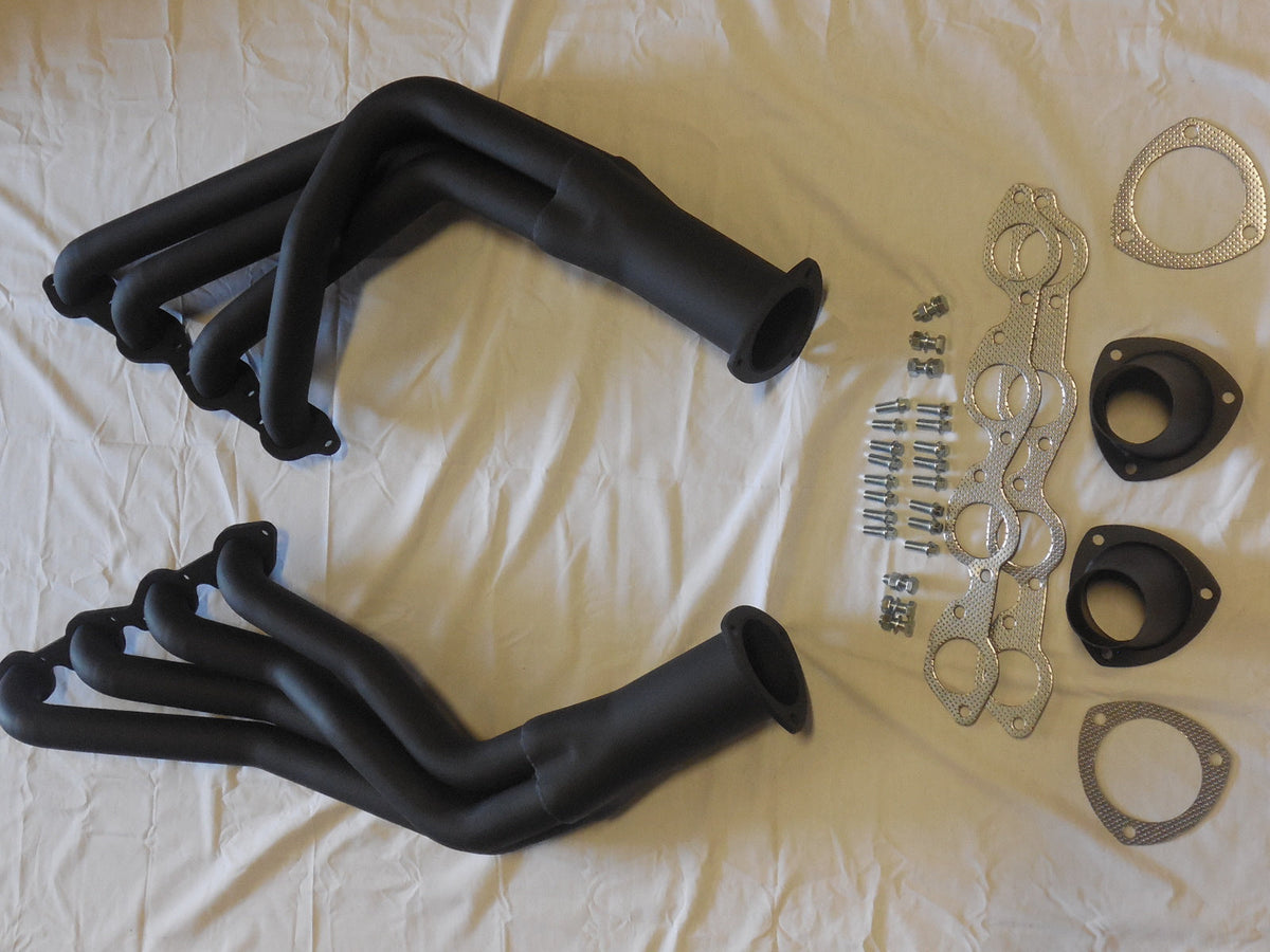 Racing Power Company R9782BK Bb chevy classic car headers, black