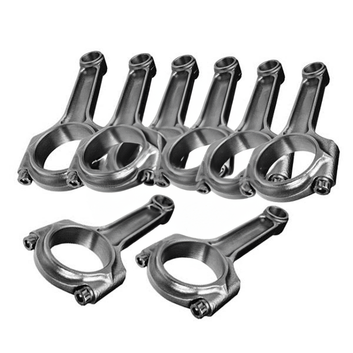 SCAT Crankshafts 2-ICR5955-912 I-Beam Connecting Rods, Bushed