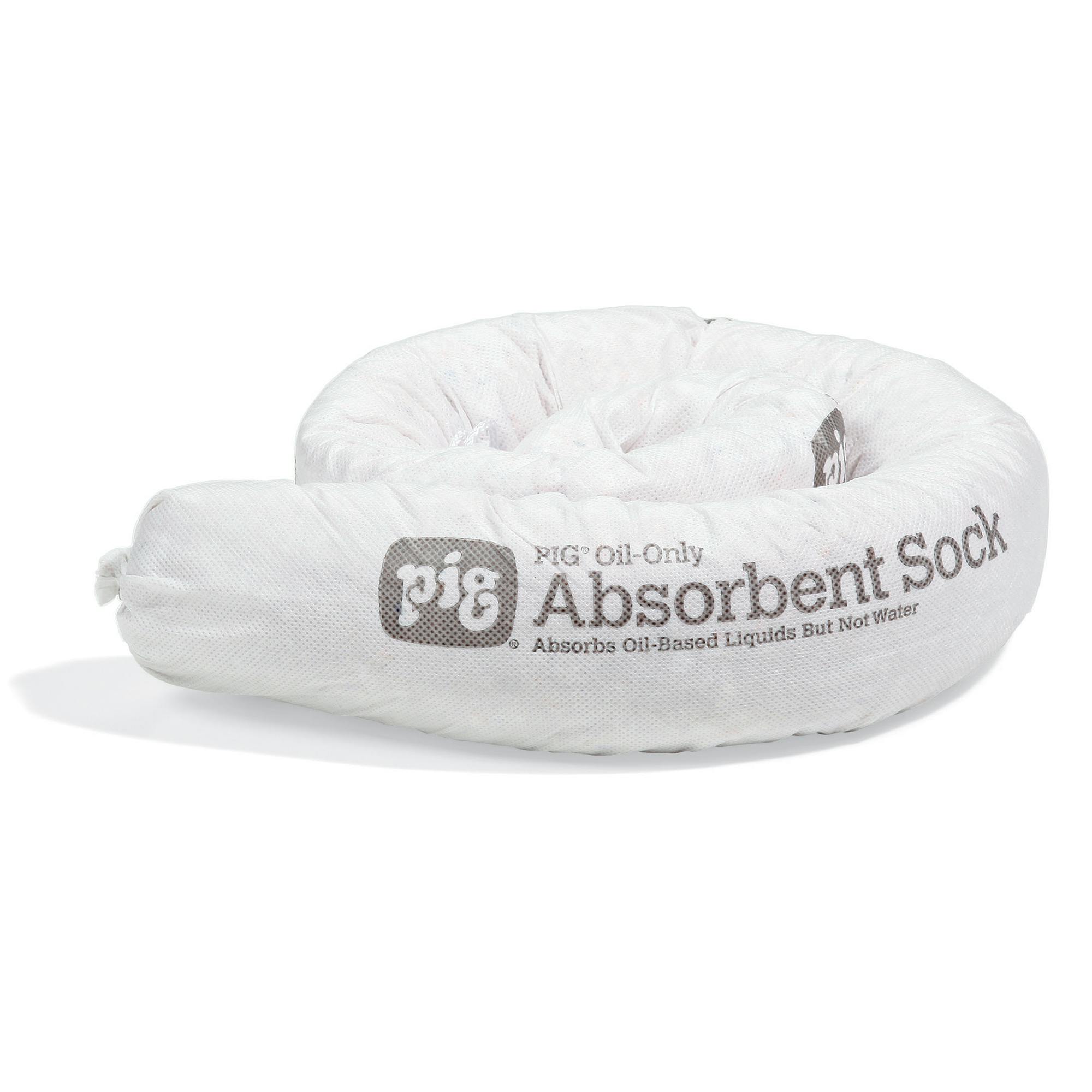 New Pig Corporation SKM210 PIG Oil-Only Absorbent Sock 3x48 12/box