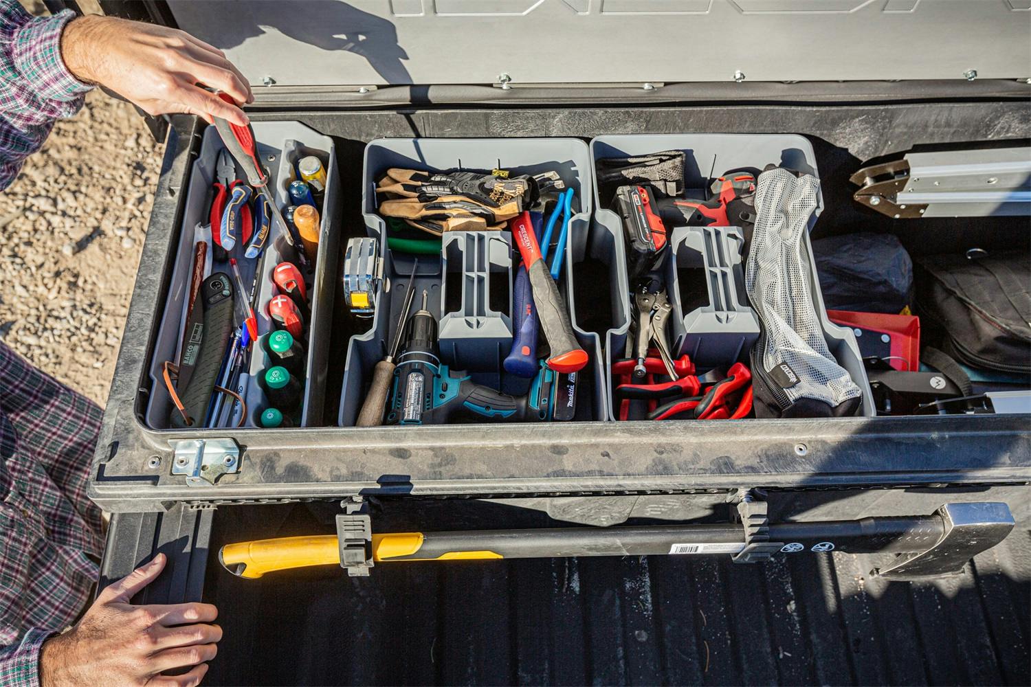 DECKED ATB2LST Full-size Tool Box Super Snack Tray - large