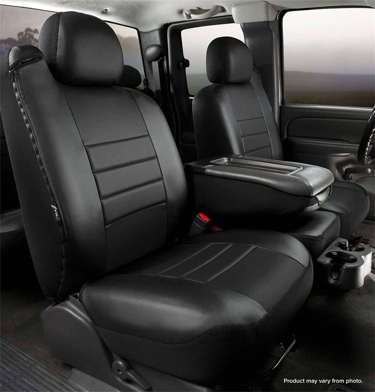 Fia SL68-37 BLK/BLK SL Front 40/20/40 Seat Cover