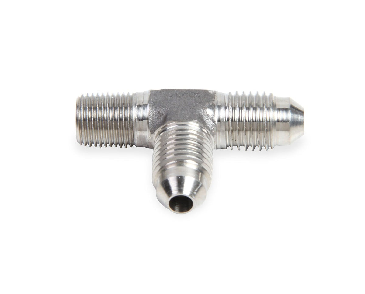 Earl's Performance Plumbing SS982603ERL -3 TO 1/8 NPT T ON RUN STAINLESS STEEL