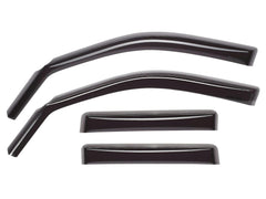 WeatherTech 82566 FrontandRear Side Window Deflectors Dark Smoke