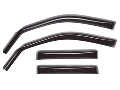 WeatherTech 82155 FrontandRear Side Window Deflectors Dark Smoke