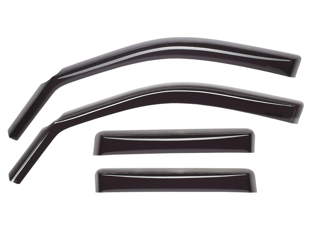 WeatherTech 84426 FrontandRear Side Window Deflectors Dark Smoke