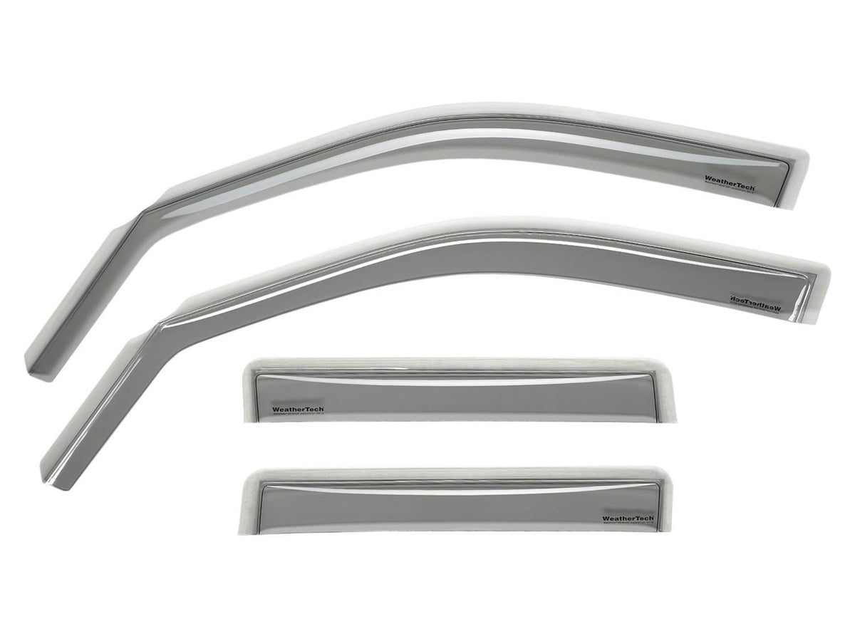 WeatherTech 82962 Dark Smoke FrontandRear Side Window Deflectors