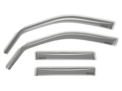 WeatherTech 82962 Dark Smoke FrontandRear Side Window Deflectors