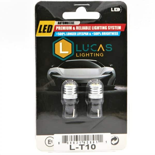 Lucas Lighting,T10 194 4 LED Canbus Bulb (White)