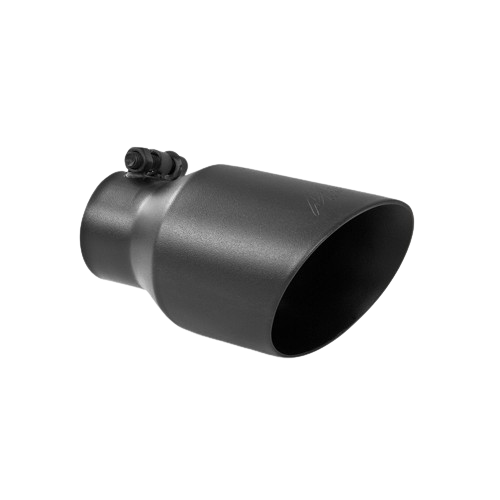 MBRP Exhaust T5123BLK Tip; 4in. O.D.; Dual Wall Angled; 2½ inlet; 8in. length; Black