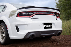 MBRP Exhaust Black-Coated Tips 3" ID 5" OD Out 8" Length Angle Cut Dual Wall sold in pairs PN. T5197BLK