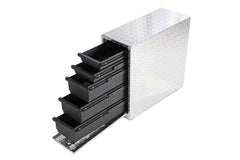 Dee Zee DZ95DA Tool Box - Wheel Well Box With Drawers (Aluminum)