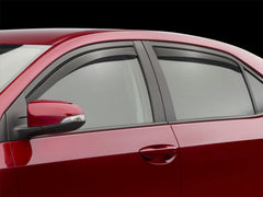 WeatherTech 82745 FrontandRear Side Window Deflectors Dark Smoke
