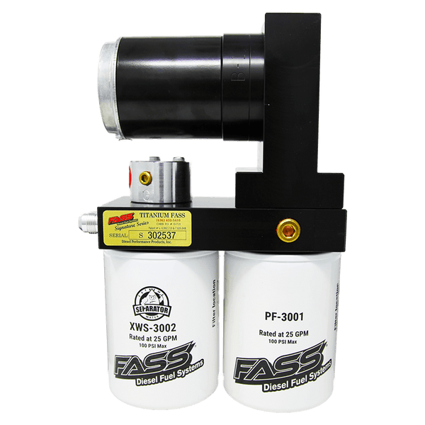 FASS Diesel Fuel Systems TS-C11-165G Titanium Signature Series Diesel Fuel Lift Pump 165Gph