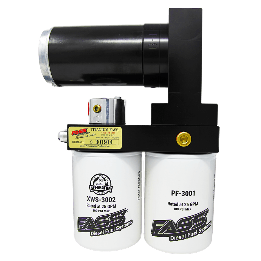 FASS Diesel Fuel Systems TS-D10-140G Titanium Signature Series Diesel Fuel Lift Pump 140GPH