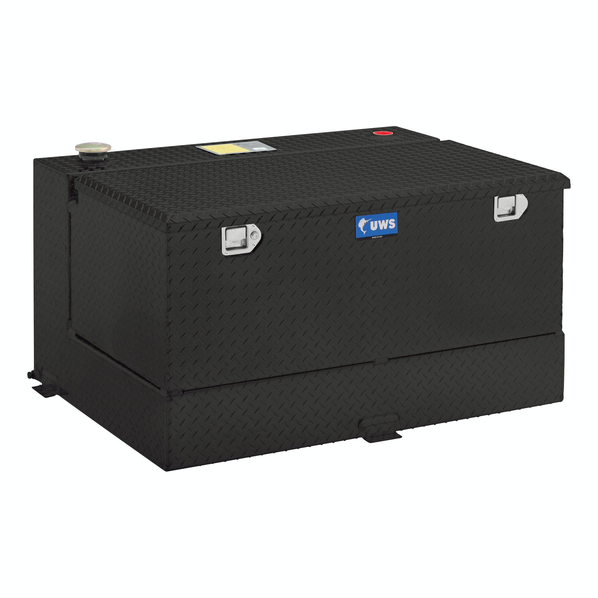 UWS TT-45-COMBO-BLK Aluminum Transfer Tank 45 Gallon Combo Tank Black