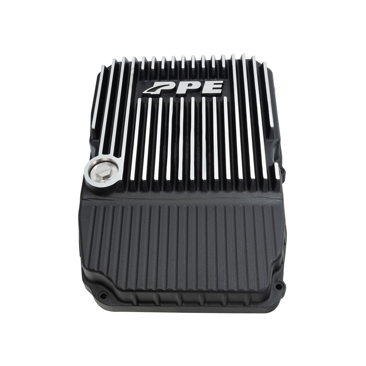 PPE Diesel 2005-2019 Jeep/Dodge/Chrysler w/ WA580, W5A580, NAG1 Transmission Heavy-Duty Cast Aluminum Transmission Pan Brushed 228053510