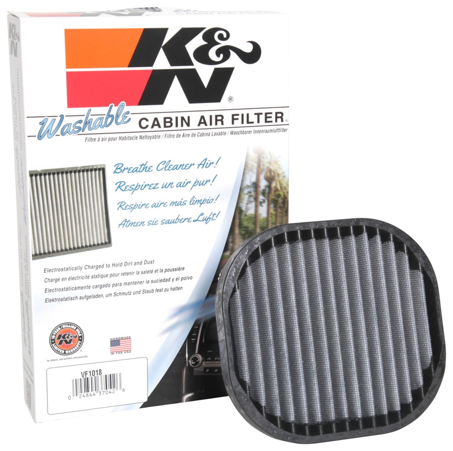 K&N VF1018 Cabin Air Filter