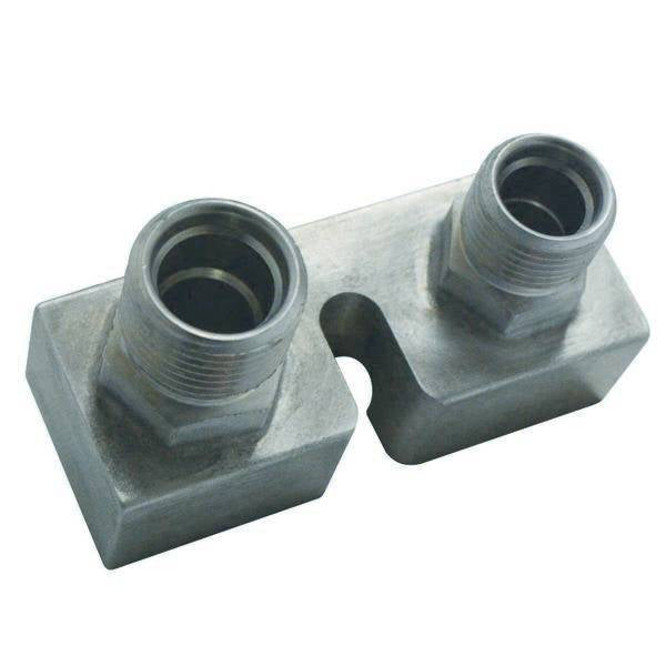VINTAGE AIR Ford Compressor Block Fi tting Straight #8 - #10 045017