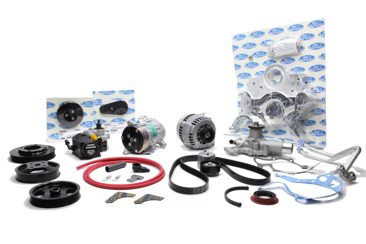 VINTAGE AIR SBF Front Runner Kit Black w/Power Steering 174101