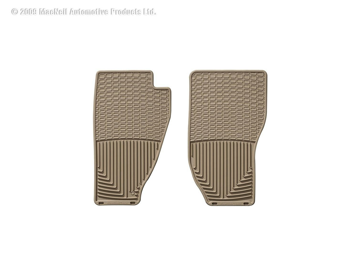 WeatherTech W10TN Front Rubber Mats Tan