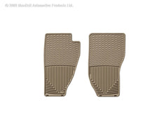 WeatherTech W10TN Front Rubber Mats Tan